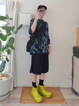 「MAISON SPECIAL（メゾンスペシャル）のアイテム」を使った、kimamaniさん（メンズ・175cm）の夏コーディネート