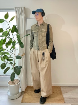 「アイテム（財布/小物）」を使った、kimamaniさん（メンズ・175cm）の秋コーディネート