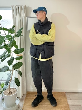 「アイテム（ボストンバッグ）」を使った、kimamaniさん（メンズ・175cm）の秋コーディネート