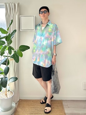「アイテム（ハンドバッグ）」を使った、kimamaniさん（メンズ・175cm）の夏コーディネート