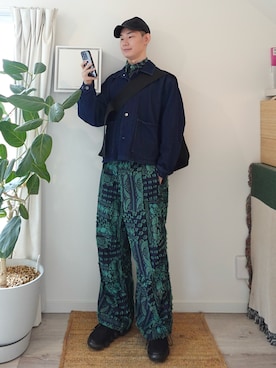 「アイテム（ジャケット/アウター）」を使った、kimamaniさん（メンズ・175cm）の夏コーディネート