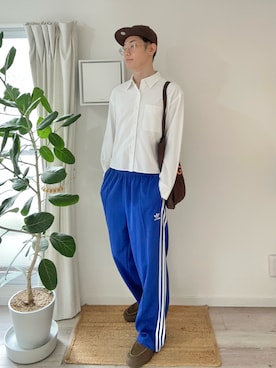 「アイテム（キャップ）」を使った、kimamaniさん（メンズ・175cm）の秋コーディネート