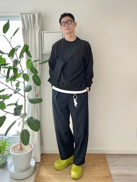 「アイテム（レインシューズ）」を使った、kimamaniさん（メンズ・175cm）の秋コーディネート