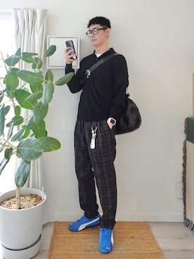 「チェック」｜kimamaniさん（メンズ・175cm）の春コーディネート