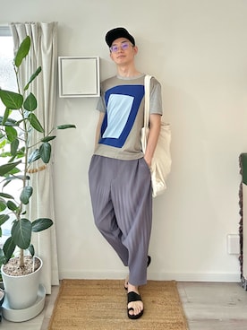 「アイテム（サンダル）」を使った、kimamaniさん（メンズ・175cm）の秋コーディネート