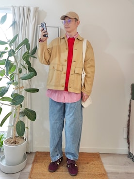 「アイテム（セットアップ）」を使った、kimamaniさん（メンズ・175cm）の冬コーディネート