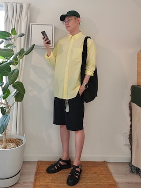 「FRED PERRY（フレッドペリー）のアイテム」を使った、kimamaniさん（メンズ・175cm）の夏コーディネート