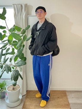 「アイテム（スウェットパンツ）」を使った、kimamaniさん（メンズ・175cm）の秋コーディネート