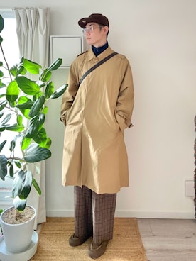 「アイテム（キャップ）」を使った、kimamaniさん（メンズ・175cm）の冬コーディネート