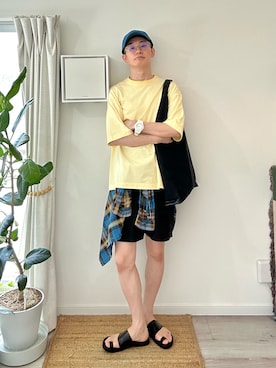 「アイテム（バッグ）」を使った、kimamaniさん（メンズ・175cm）の夏コーディネート
