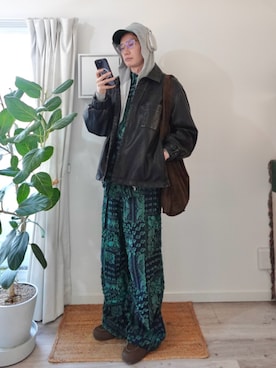 「Apple（-）のアイテム」を使った、kimamaniさん（メンズ・175cm）の冬コーディネート