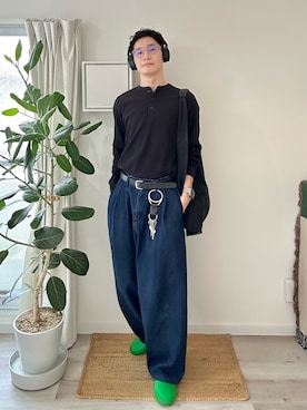 「アイテム（PC・スマホグッズ/家電）」を使った、kimamaniさん（メンズ・175cm）の秋コーディネート