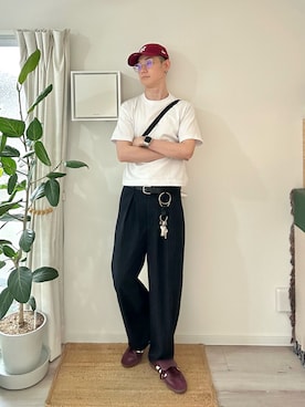 「アイテム（キーケース/キーアクセサリー）」を使った、kimamaniさん（メンズ・175cm）の夏コーディネート