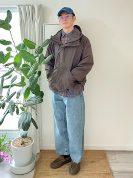 「アイテム（スリッポン）」を使った、kimamaniさん（メンズ・175cm）の秋コーディネート