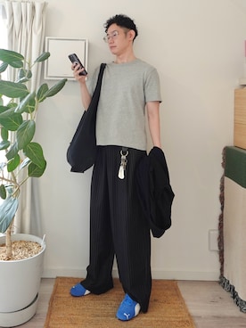 「GAP（ギャップ）のアイテム（トップス）」を使った、kimamaniさん（メンズ・175cm）の夏コーディネート