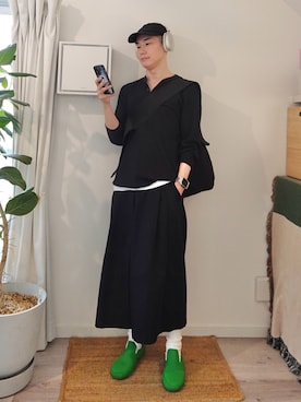 「Y-3(ワイスリー)のアイテム(帽子)」を使った、kimamaniさん(メンズ・175cm)の秋コーディネート