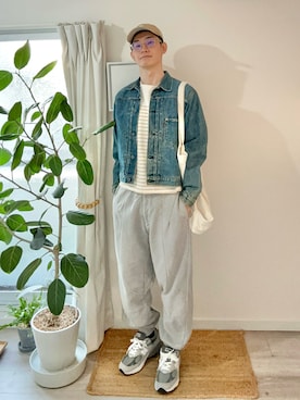 「アイテム（トートバッグ）」を使った、kimamaniさん（メンズ・175cm）の秋コーディネート