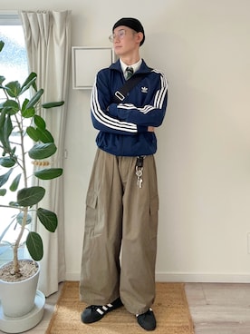 「アイテム（ネクタイ）」を使った、kimamaniさん（メンズ・175cm）の秋コーディネート