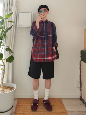 「アイテム（トートバッグ）」を使った、kimamaniさん（メンズ・175cm）の秋コーディネート