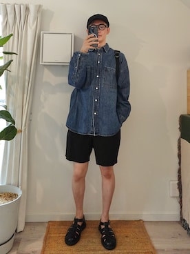 「Y-3(ワイスリー)のアイテム(帽子)」を使った、kimamaniさん(メンズ・175cm)の秋コーディネート