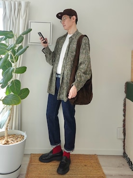 「CAMPER（カンペール）のアイテム」を使った、kimamaniさん（メンズ・175cm）の春コーディネート