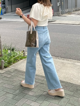 れいなさん（レディース・160cm）の夏コーディネート