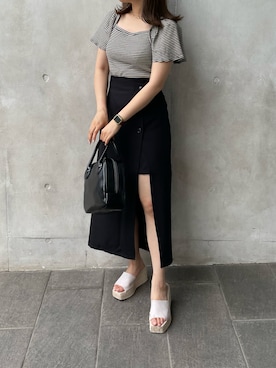れいなさん（レディース・160cm・20代）の夏コーディネート