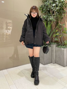 「アイテム（ダウンジャケット/コート）」を使った、れいなさん（レディース・160cm・20代）の秋コーディネート
