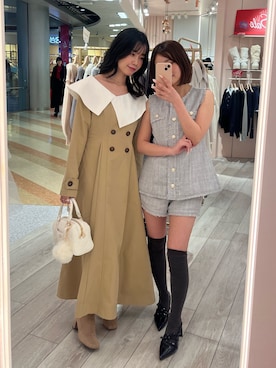 まいかさん（レディース・153cm）の冬コーディネート