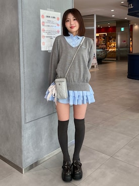 いけだまいかさん（レディース・153cm）の冬コーディネート