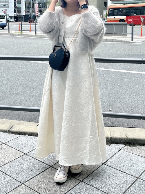 NICE CLAUP アメスリバックリボンミニワンピース one after another NICE CLAUP ワンピース 「新色追加！」アメ