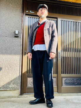 「slowgun（スロウガン）のアイテム」を使った、Blue_birdさん（メンズ・174cm）の春コーディネート