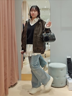 ayano.さん（レディース・156cm）の冬コーディネート