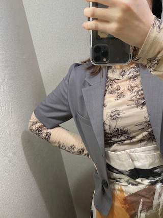 Ameri（アメリ）の「LOUISE ART SKIRT（スカート）」 - WEAR