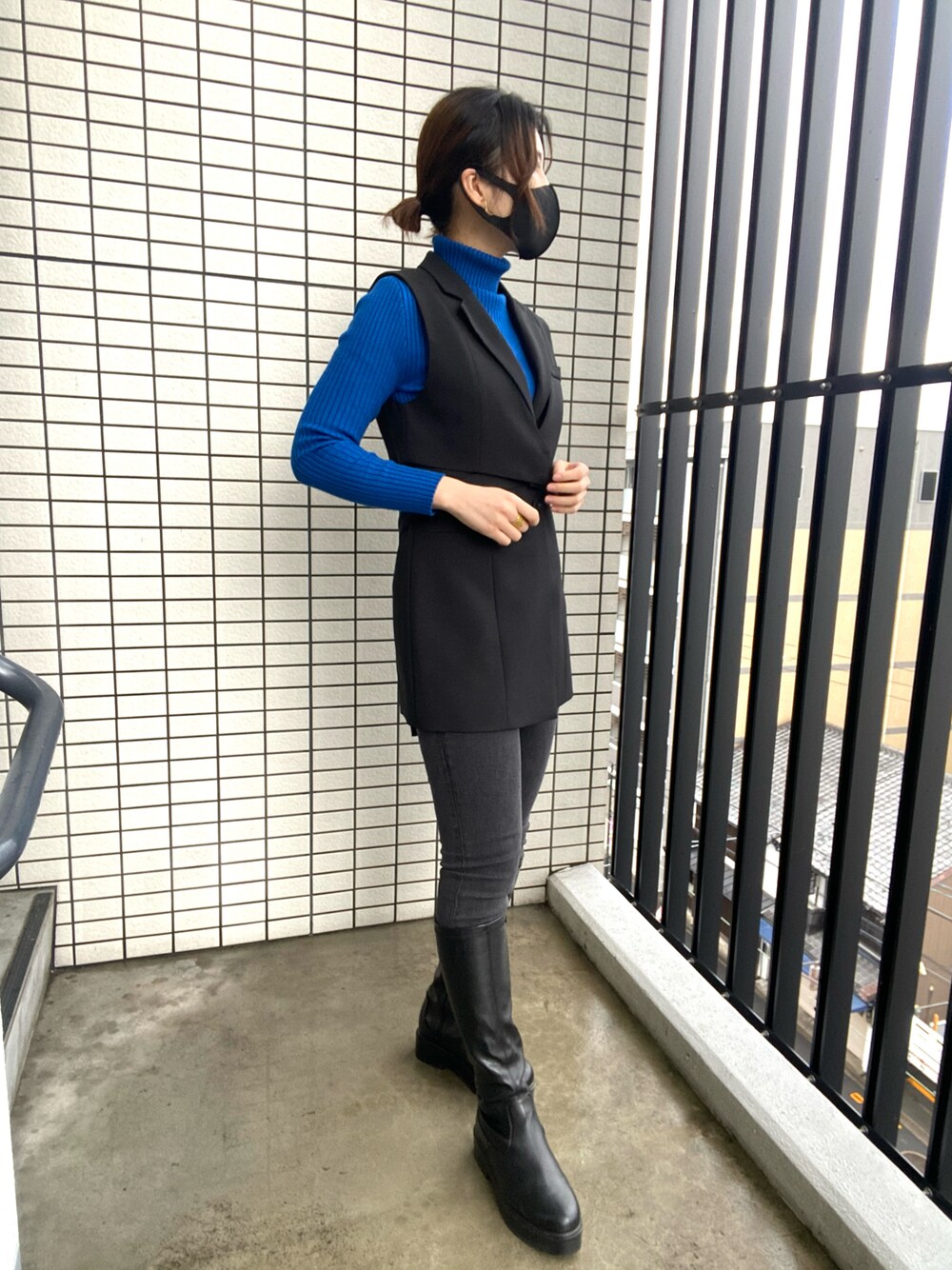 アレンジロール2wayベストを使った人気ファッションコーディネート - WEAR