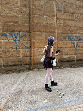 「しまむら（シマムラ）のアイテム（ワンピース/ドレス）」を使った、はちこさん（レディース・157cm）の秋コーディネート