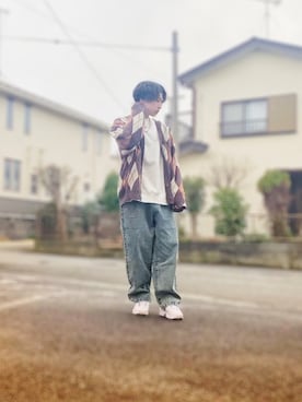 「DIESEL（ディーゼル）のアイテム（ピアス（片耳用））」を使った、kさん（メンズ・170cm）の冬コーディネート