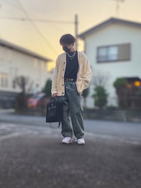 「アイテム（ピアス（両耳用））」を使った、kさん（メンズ・170cm・20代）の冬コーディネート