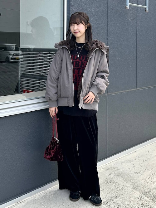 PAGEBOY広島府中イオンモール店Risakoさんのブルゾンを使った 