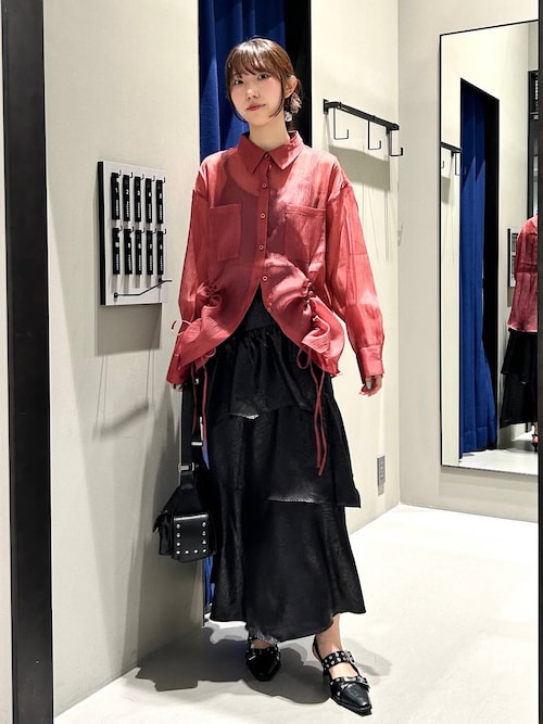 ドロストシャーリングシアーシャツ