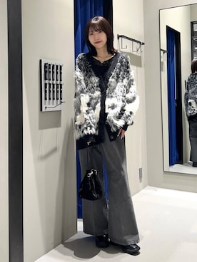 「PBLIM（ページボーイリム）のアイテム」を使った、Risakoさん（レディース・165cm）の冬コーディネート