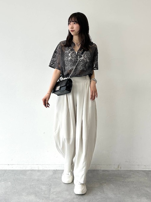 【WEB限定】ポリエステル オックスフォード バンドカラーシャツ&イージーパンツ BEAUTY&YOUTH UNITED ARROWS（ビューティーアンドユース