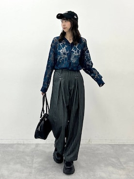 Risakoさん（レディース・164cm）の夏コーディネート