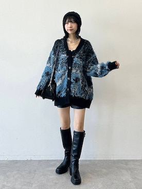 「きれいめ」｜「アイテム（ニットキャップ/ビーニー）」を使った、Risakoさん（レディース・165cm）の秋コーディネート