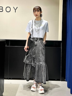 Risakoさんの（PAGEBOY | ページボーイ）を使ったコーディネート