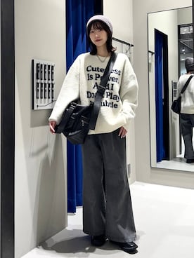 Risakoさん（レディース・165cm）の冬コーディネート