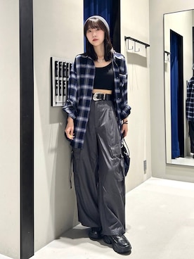「アイテム（キャミソール）」を使った、Risakoさん（レディース・164cm・20代）の秋コーディネート