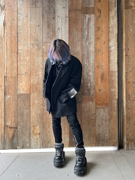 「UNDERCOVER（アンダーカバー）のアイテム（ジャケット/アウター）」を使った、NOAさん（レディース・150cm）の秋コーディネート
