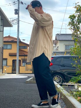 New Era ニューエラ のキャップ グレー系 を使ったメンズ人気ファッションコーディネート Wear