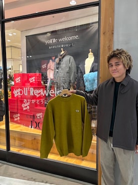「ur_welcomeありがとうに会いに行く。」｜うえのさん（メンズ・170cm）の冬コーディネート
